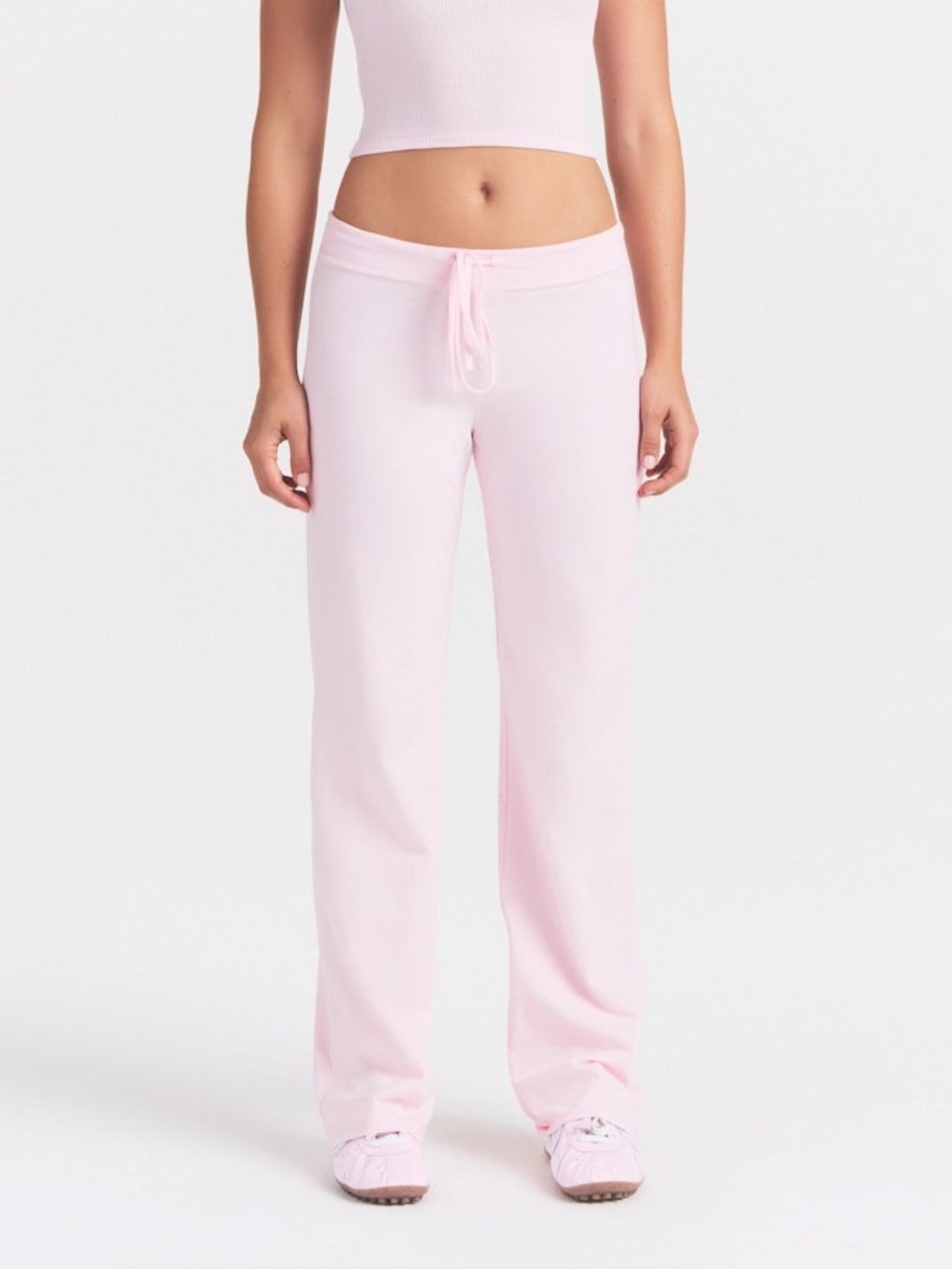 NWOT - Skims Cotton Jersey Straight Leg Pant in Cherry Blossom - Size XS